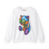 Sad Patched Teddy Bear Sweatshirt
