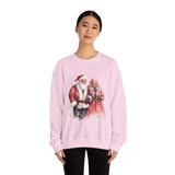 Black Santa 15 Unisex Heavy Blend™ Crewneck Sweatshirt