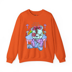 Stitched Eyes Teddy Bear Sweatshirt