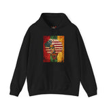 Afro American Queen Heavy Blend Unisex Hoodie