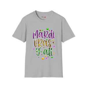 Mardi Gras Y'all Unisex Softstyle T-Shirt