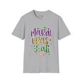Mardi Gras Y'all Unisex Softstyle T-Shirt