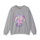 Green Heart Eye Teddy Bear Sweatshirt