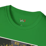 The Tower XVI Tarot Card T Shirt, Mystic Graphic Tee, Spiritual Shirt