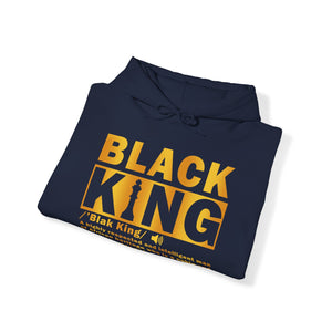 Black King Heavy Blend Unisex Hoodie