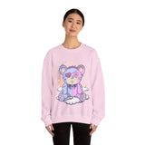 Pink Blue Pastel Teddy Bear Sweatshirt