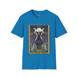 XVIII The Moon Goddess Hecate Tarot Card T Shirt, Mystic Graphic Tee, Spiritual Shirt
