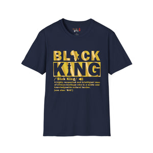 Black King Unisex Softstyle T-Shirt