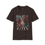 Dueling Samurai Warriors Japanese Samurai T Shirt, Asian Graphic Tee, Bushido Warrior Shirt