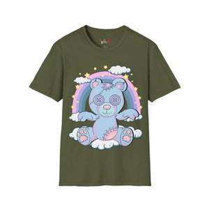 Pastel Rainbow Teddy Bear T-shirt