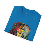 Smoking Rasta Lion Funny Weed T Shirt, Cannabis Graphic Tee, 420 Stoner Shirt