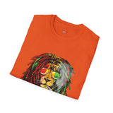 Smoking Rasta Lion Funny Weed T Shirt, Cannabis Graphic Tee, 420 Stoner Shirt