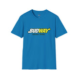 Budway Smoke Fresh Funny Weed T Shirt, Cannabis Graphic Tee, 420 Stoner Shirt