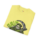 Grim Reefer Funny Weed T Shirt, Cannabis Graphic Tee, 420 Stoner Shirt