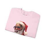 Black Santa 3 Unisex Heavy Blend™ Crewneck Sweatshirt