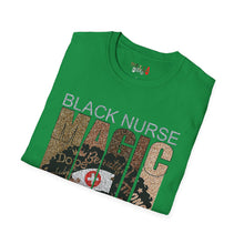 Load image into Gallery viewer, Black Nurse Magic Unisex Softstyle T-Shirt
