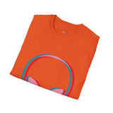 Neon Glitch Alien T Shirt for Men/Women, Funny UFO Shirt, Sci Fi Graphic Tee