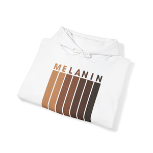 Melanin Vertical Stripes Heavy Blend Hoodie