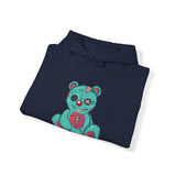 Missing Eye Teddy Bear Hoodie