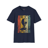 Aliens Don't Believe in You Either Vintage Alien T Shirt, Retro UFO Graphic Tee, Space Streetwear Shirt