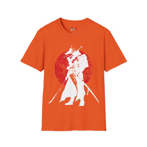 Red Moon Samurai Unisex Softstyle T-Shirt