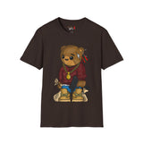 Drippy Bear Unisex Softstyle T-Shirt