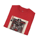 Vader Spades Card Retro Space T Shirt, Vintage Sci Fi Graphic Tee, Galaxy Shirt