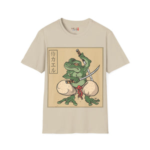 Samurai Frog Unisex Softstyle T-Shirt