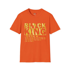 Black King Unisex Softstyle T-Shirt