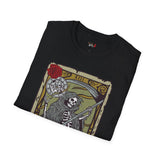 XIII Death Grim Reaper Tarot Card T Shirt, Mystic Graphic Tee, Spiritual Shirt