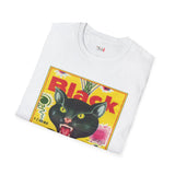 Black Cat Firecrackers Funny T Shirt Relatable Meme Tee Sarcastic Humor Graphic Shirt