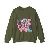 Two Headed Knife Teddy Bear Sweatshirt