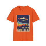 The Truth Is Out There Vintage Alien T Shirt, Retro UFO Graphic Tee, Space Streetwear Shirt