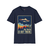 The Truth Is Out There Vintage Alien T Shirt, Retro UFO Graphic Tee, Space Streetwear Shirt