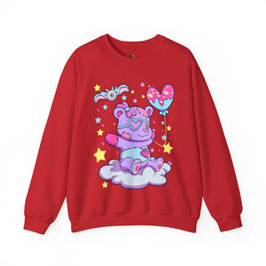 Happy Balloon Teddy Bear Sweatshirt