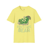 Bear Don't Care Funny Weed T Shirt, Cannabis Graphic Tee, 420 Stoner Shirt