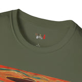 The Scream Van Gogh Alien T Shirt for Men/Women, Funny UFO Shirt, Sci Fi Graphic Tee