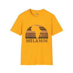 Melanin Half Circle Unisex Softstyle T-Shirt