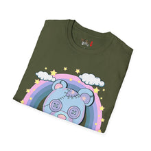 Load image into Gallery viewer, Pastel Rainbow Teddy Bear T-shirt
