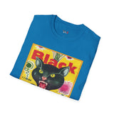 Black Cat Firecrackers Funny T Shirt Relatable Meme Tee Sarcastic Humor Graphic Shirt