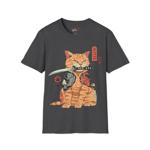 Samurai Kitty Unisex Softstyle T-Shirt