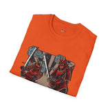 Dueling Samurai Warriors Japanese Samurai T Shirt, Asian Graphic Tee, Bushido Warrior Shirt