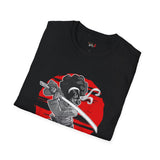 Afro Samurai Queen Japanese Samurai T Shirt, Asian Graphic Tee, Bushido Warrior Shirt