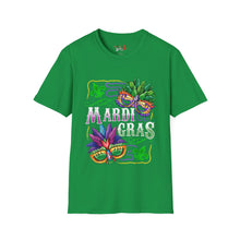 Load image into Gallery viewer, Mardi Gras Masks Unisex Softstyle T-Shirt
