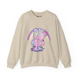Green Heart Eye Teddy Bear Sweatshirt