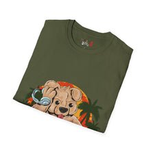 Load image into Gallery viewer, DJ Teddy Bear Unisex Softstyle T-Shirt
