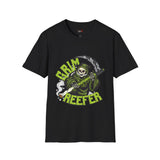 Grim Reefer Funny Weed T Shirt, Cannabis Graphic Tee, 420 Stoner Shirt