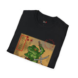 Samurai Toad Warrior Japanese Samurai T Shirt, Asian Graphic Tee, Bushido Warrior Shirt