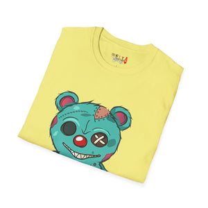 Button Eye Bear Unisex Softstyle T-Shirt