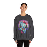 Rainbow Missing Eye Teddy Bear Sweatshirt